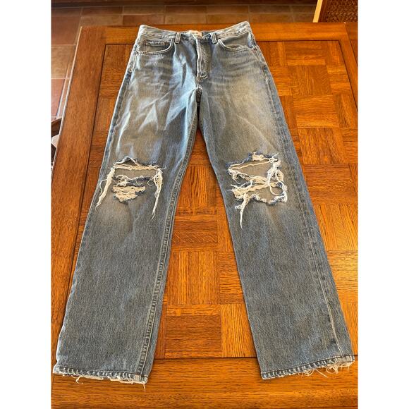 AGOLDE Denim - AGOLDE BUSTED KNEE KELLY JEAN SIZE 26